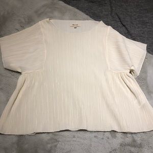 Texture and Thred micropleat top. S